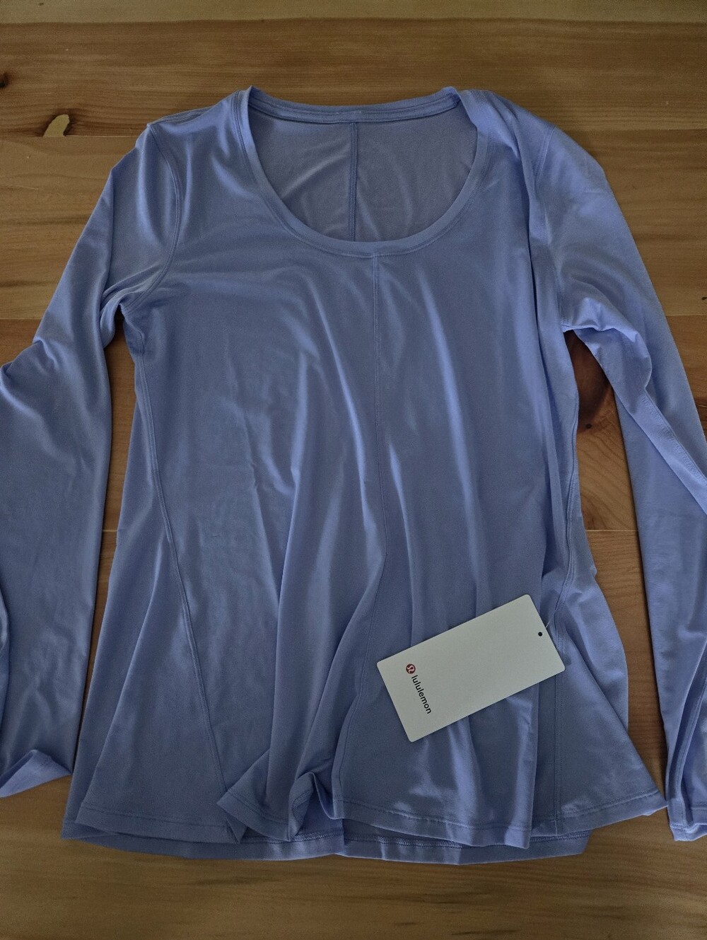 lululemon athletica Long Sleeve Scoop Neck Top — Light Lavender